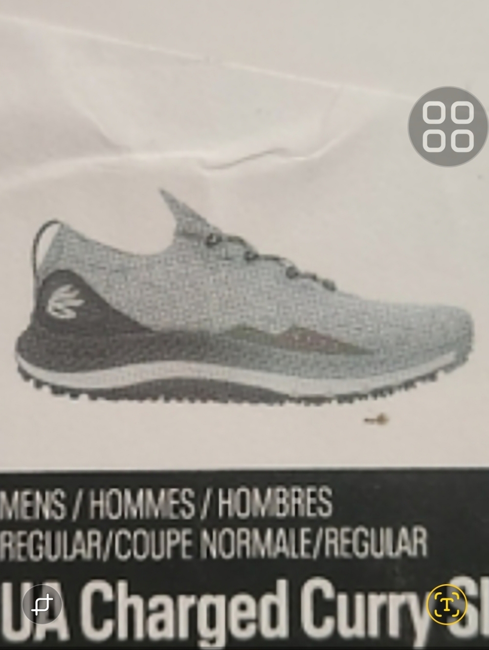 Under Armour UA Charged Curry SL Men's Golf Sneakers in Blue and Gray